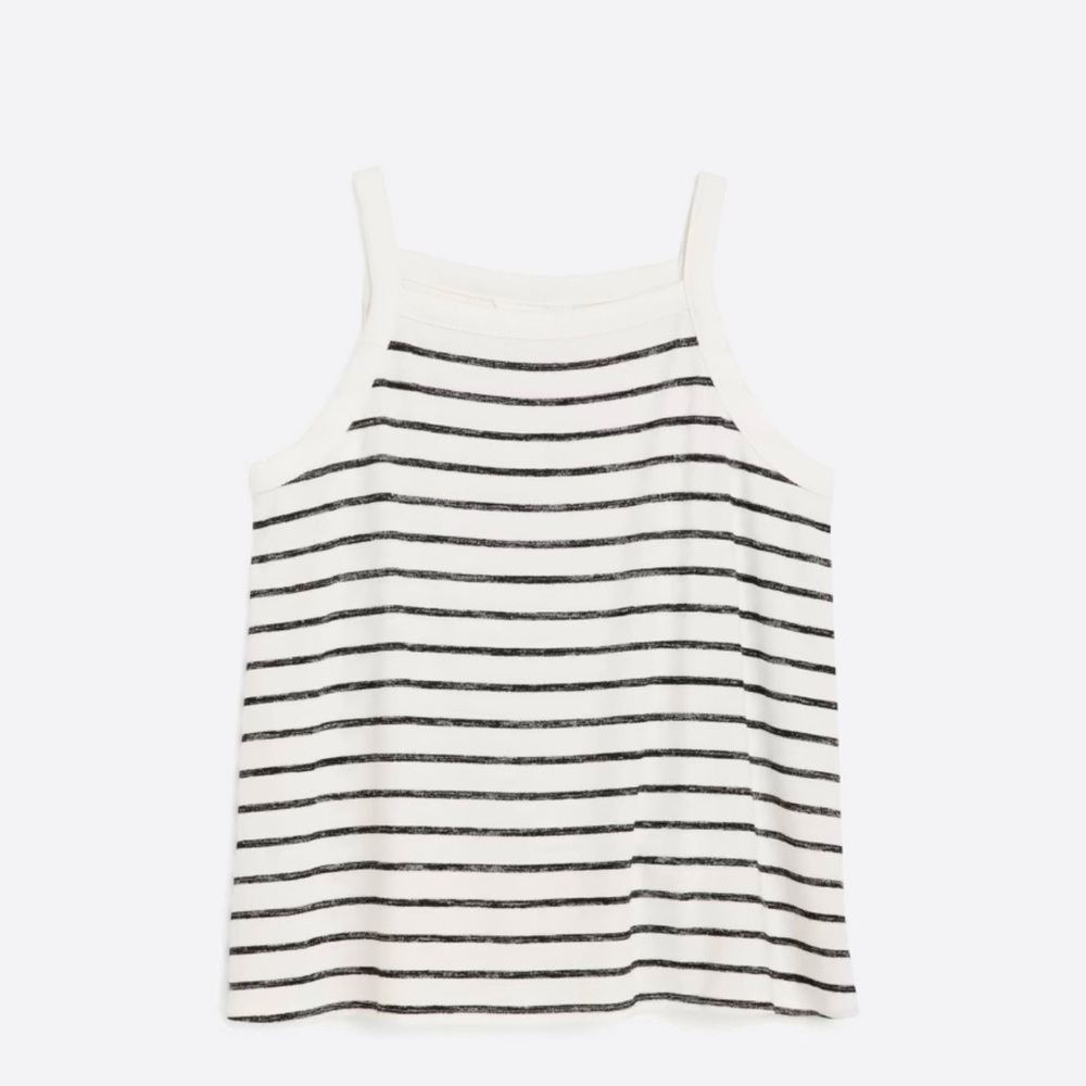 NWT- Market & Spruce Tatum High Neck Rib Trim Tank- size 3x - Picture 2 of 5